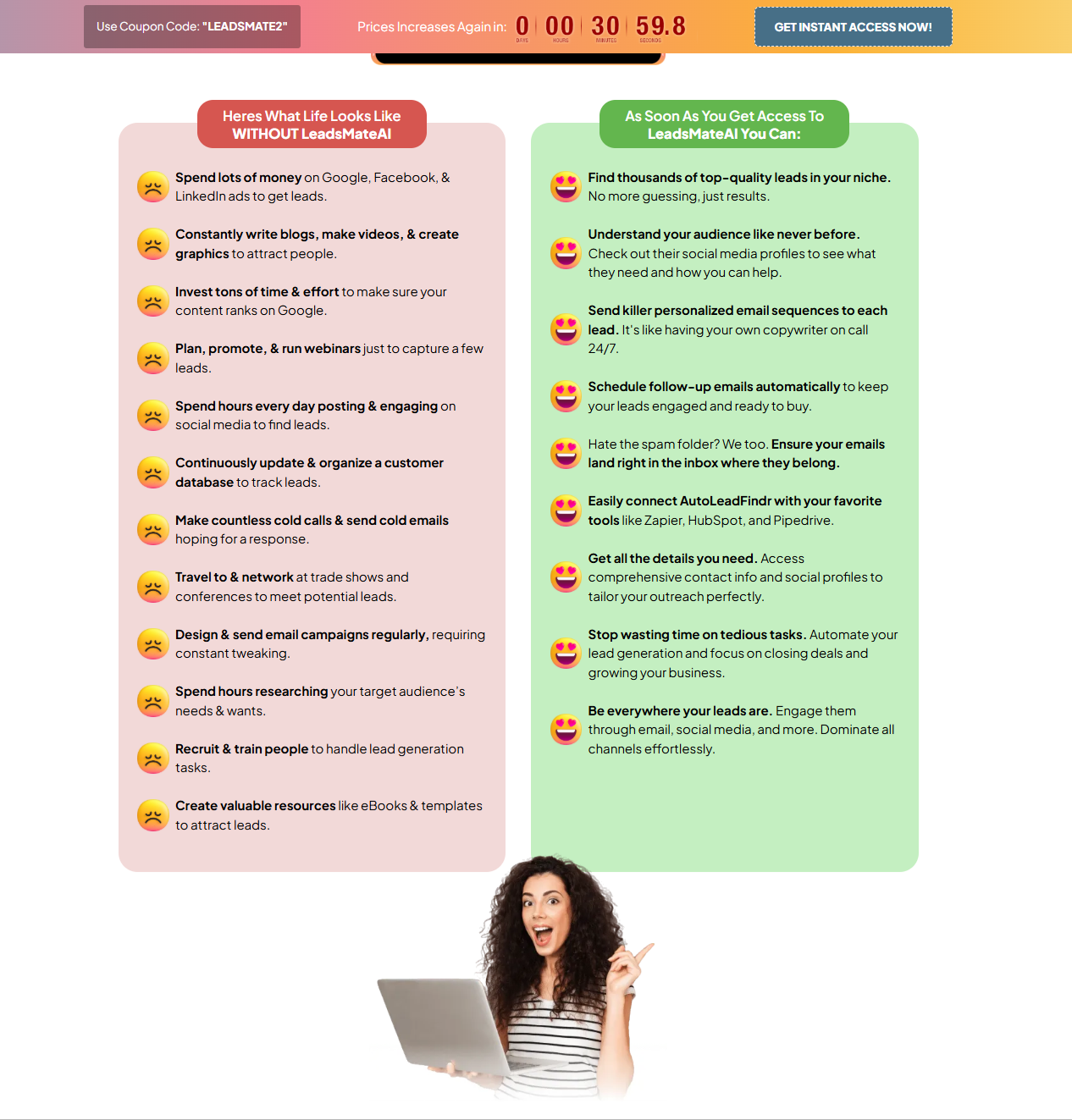 Leadsmate AI Features