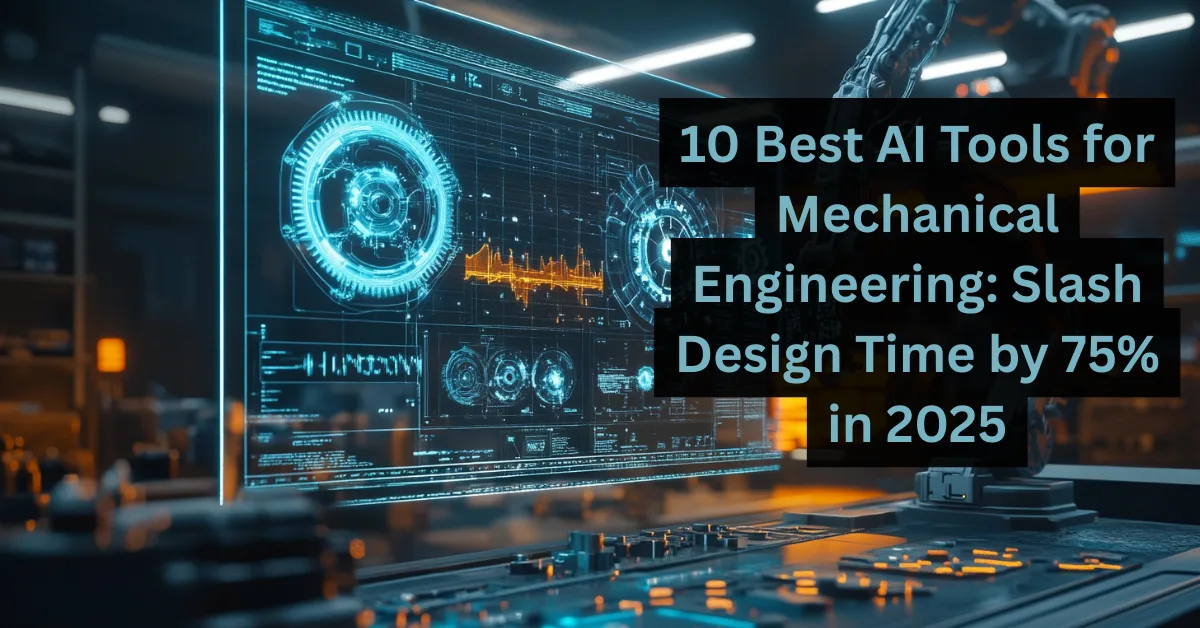 Best AI Tools for Mechanical Engineering