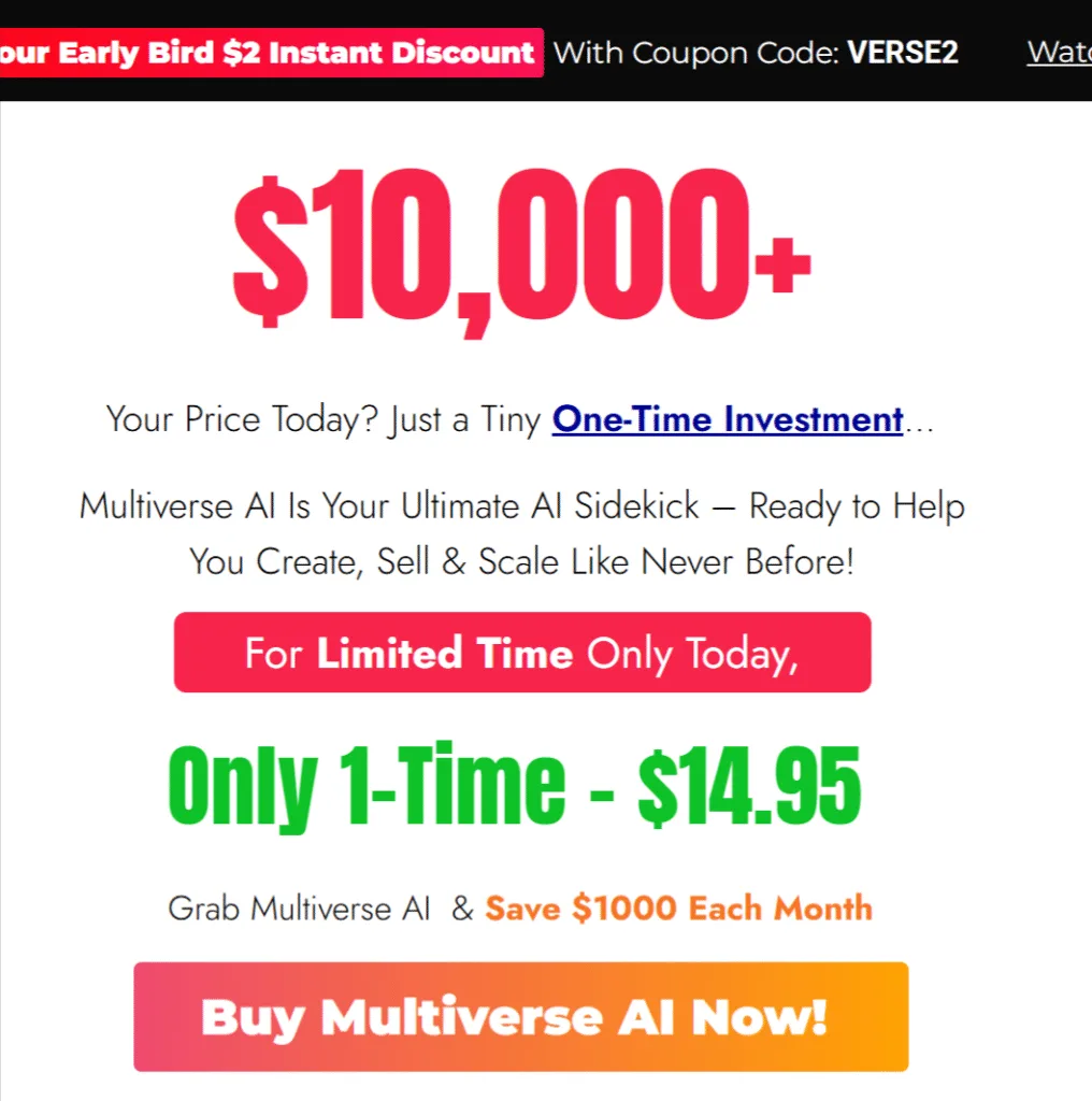 Multiverse AI Cost