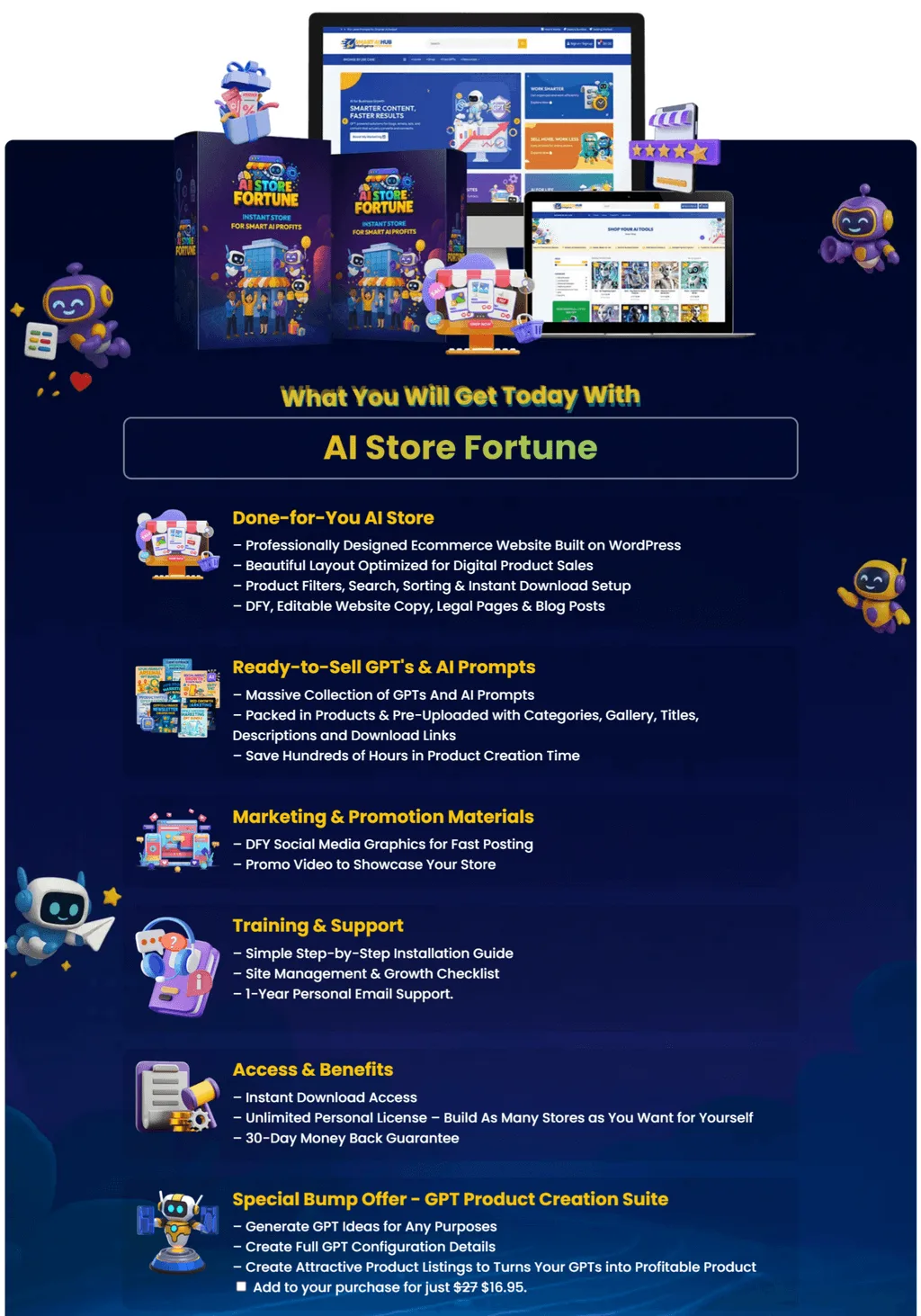 AI Store Fortune Pricing & OTOs