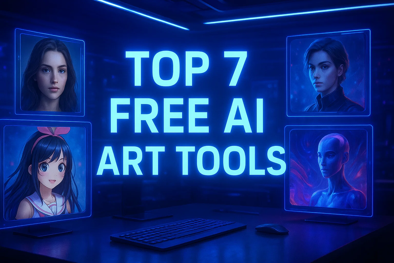 Top 7 Free AI Art Tools That Will Blow Your Mind