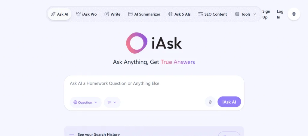 What is iAsk AI