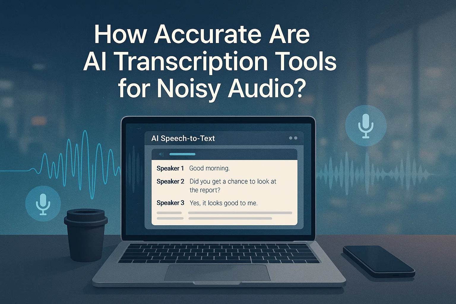 How Accurate Are AI Transcription Tools for Noisy Audio