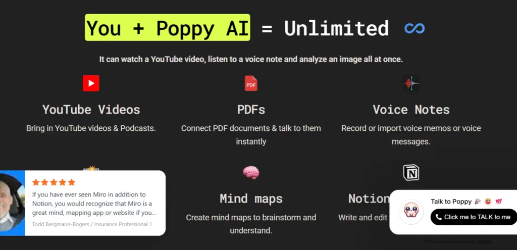 Key Features of Poppy AI