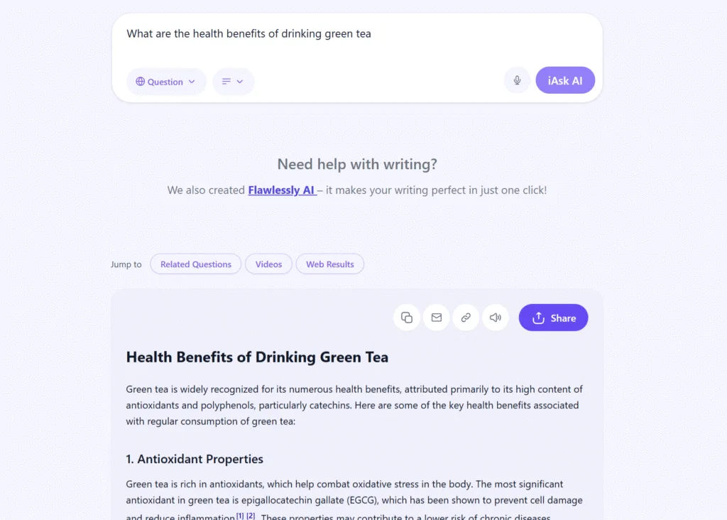 How Does iAsk AI Work